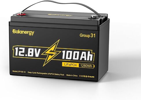 12V 100AH ​​LIFEPO4 Lithium Battery 2 Pack ، 12 Volt Lithium Batteries Group 31 Protect Recovery Low-Temp Brusined 100a BMS ، ما يصل إلى 15000 دورة عميقة ، بطارية 1280WH قابلة لإعادة الشحن in Kuwait