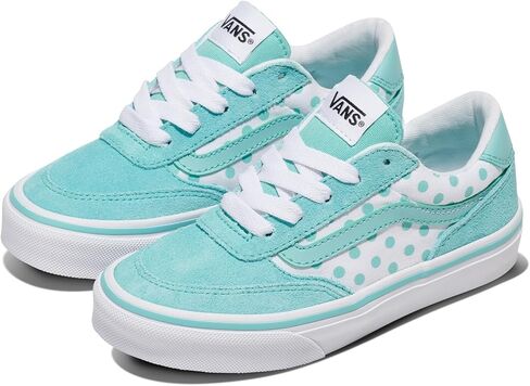 Vans Girl's Brooklyn LS Shoe أحذية رياضية منخفضة أعلى للمدرسة والأزياء ، أحذية الأطفال غير الرسمية in Saudi Arabia
