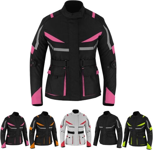 سترة راكب الدراجات النارية للسيدات سيدات ماء مقاوم للماء معطف دراجة نارية CE Armor Girls Motocross سترة in Kuwait