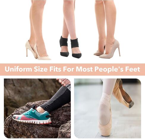 8 Pairs Dancers Pads for Feet Adhesive Sesamoiditis Pads Pain Relief Felt Forefoot Cushion Self-Adhesive Foot Cushion for Men Women in Saudi Arabia