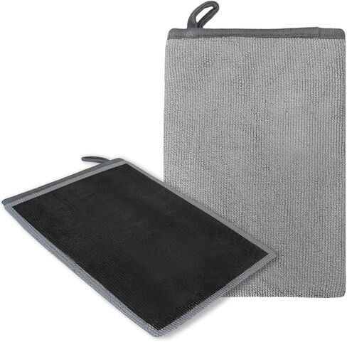 2 PCS Clay Mitt ، Microfiber Clay Failly خالية من الخدش قفاز للتفاصيل والتلميع ، تفاصيل تلقائية قفاز قفازات غسل للعجلات الزجاجية للطلاء ، وملحقات السيارات (الأزرق) in Kuwait