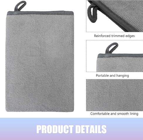 2 PCS Clay Mitt ، Microfiber Clay Failly خالية من الخدش قفاز للتفاصيل والتلميع ، تفاصيل تلقائية قفاز قفازات غسل للعجلات الزجاجية للطلاء ، وملحقات السيارات (الأزرق) in Kuwait
