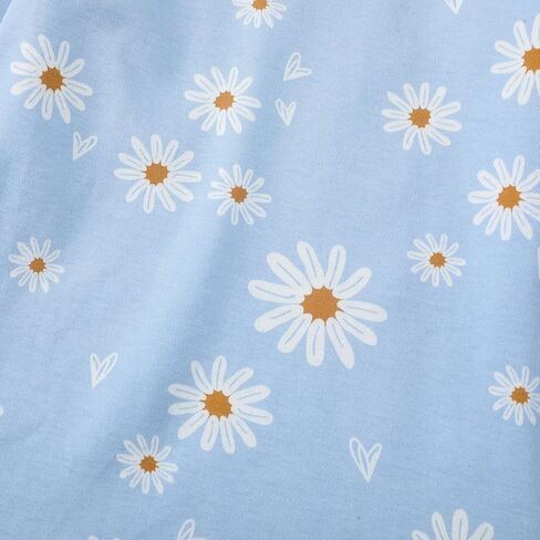 مجموعة O2 Baby Organic Boys Girls Pajama مجموعة ، من قطعتين من الأكمام الطويلة و Pants Pajamas ، Toddler Snug Fit Sleepwear in Kuwait