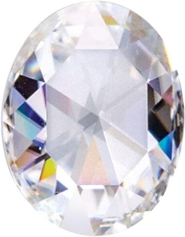 Lab Created White Moissanite Oval Rose Shape AAA Quality from 4x3MM - 14x10MM in Saudi Arabia