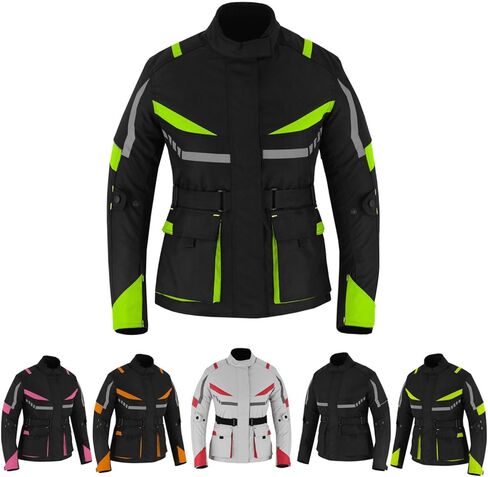 سترة راكب الدراجات النارية للسيدات سيدات ماء مقاوم للماء معطف دراجة نارية CE Armor Girls Motocross سترة in Kuwait