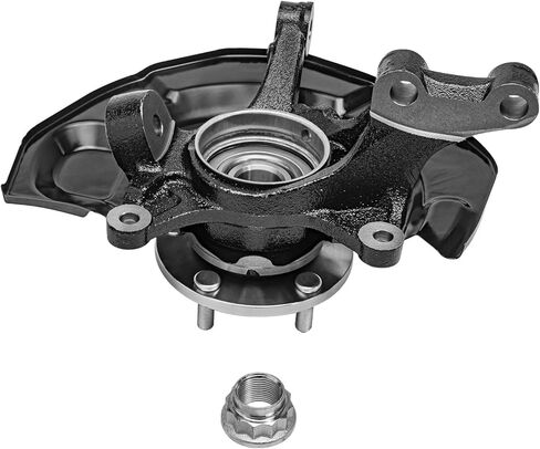 Detroit Axle - AWD Front Left Steering Knuckle & Wheel Hub Bearing Replacement for 2004 2005 2006 2007 2008 2009 2010 Toyota Sienna in Saudi Arabia
