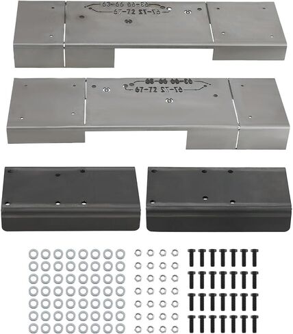 maXpeedingrods Frame Shortening Set Short Bed Conversion Kit for Chevy C10 1963-1972 1/4" Heavy Plate in Saudi Arabia