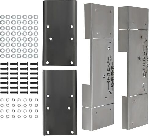 maXpeedingrods Frame Shortening Set Short Bed Conversion Kit for Chevy C10 1963-1972 1/4" Heavy Plate in Saudi Arabia