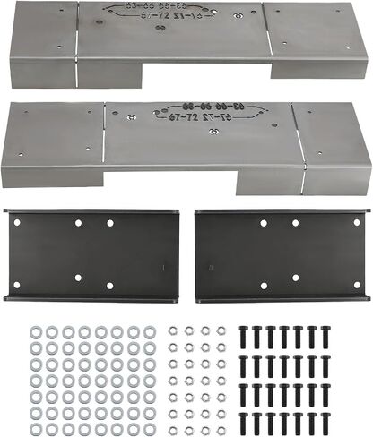 maXpeedingrods Frame Shortening Set Short Bed Conversion Kit for Chevy C10 1963-1972 1/4" Heavy Plate in Saudi Arabia
