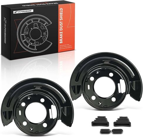 A-Premium الخلفية السائق ودرع غبار الفرامل الجانبي A-Premium متوافق مع نماذج Dodge و RAM-2500 2011 ، RAM 2500 2001-2008/2010 ، RAM 3500 2001-2008 ، 2-PC Set in Kuwait