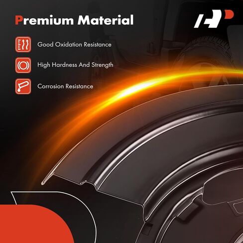 A-Premium الخلفية السائق ودرع غبار الفرامل الجانبي A-Premium متوافق مع نماذج Dodge و RAM-2500 2011 ، RAM 2500 2001-2008/2010 ، RAM 3500 2001-2008 ، 2-PC Set in Kuwait