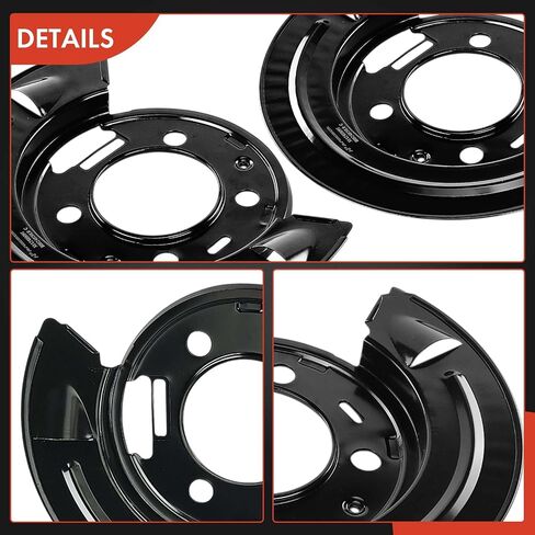 A-Premium الخلفية السائق ودرع غبار الفرامل الجانبي A-Premium متوافق مع نماذج Dodge و RAM-2500 2011 ، RAM 2500 2001-2008/2010 ، RAM 3500 2001-2008 ، 2-PC Set in Kuwait