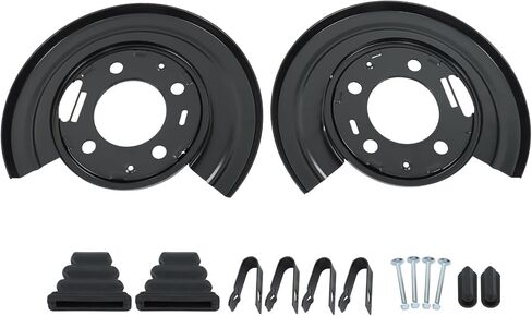 Labwork Pair Brake Rust Shield Splash Replash for Ford رحلة F250 F350 F450 F550 Super Duty 1999-2015 924-212 in Saudi Arabia