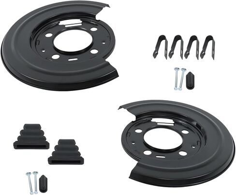Labwork Pair Brake Rust Shield Splash Replash for Ford رحلة F250 F350 F450 F550 Super Duty 1999-2015 924-212 in Saudi Arabia
