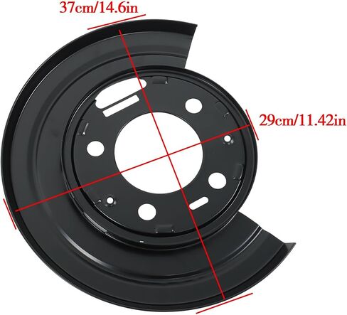 Labwork Pair Brake Rust Shield Splash Replash for Ford رحلة F250 F350 F450 F550 Super Duty 1999-2015 924-212 in Saudi Arabia