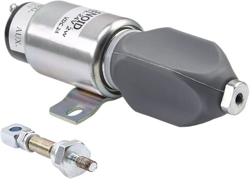 NO Type Diesel Engine Stop Solenoid Valve Electronic Flameout Fuel Cut Off Shutdown Switch Generator Accessories Parts DC12V 24V(12V) in Saudi Arabia