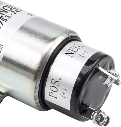NO Type Diesel Engine Stop Solenoid Valve Electronic Flameout Fuel Cut Off Shutdown Switch Generator Accessories Parts DC12V 24V(12V) in Saudi Arabia