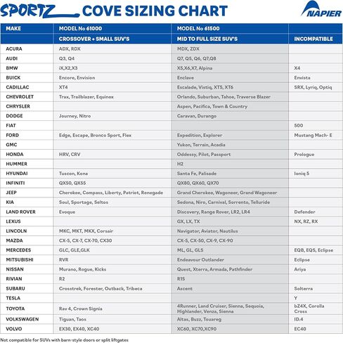 Napier Sportz Cove 61000 خيمة سهلة الإعداد صغيرة الحجم لسيارات الدفع الرباعي ذات الباب الخلفي ومظلة in Saudi Arabia