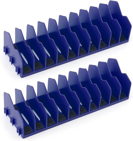 رف 2 حزمة Plier منظم ، منظم Cliers Cutters مع قاعدة غير قابلة للانزلاق ، 20 منظم صندوق أدوات فتحات ، احتفظ بأدوات منظمة في الأدراج (اللون: الأزرق) in Kuwait