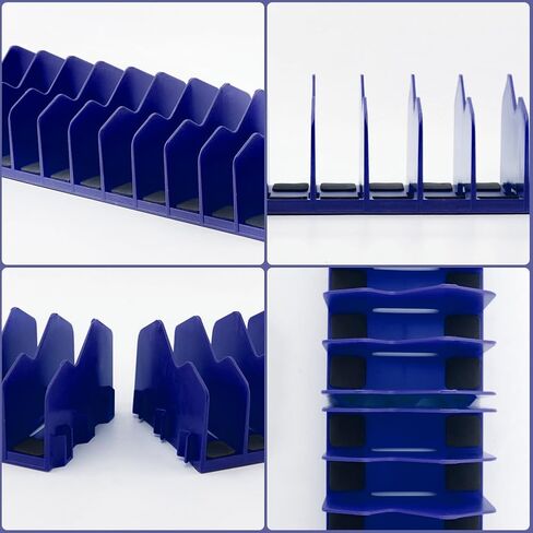 رف 2 حزمة Plier منظم ، منظم Cliers Cutters مع قاعدة غير قابلة للانزلاق ، 20 منظم صندوق أدوات فتحات ، احتفظ بأدوات منظمة في الأدراج (اللون: الأزرق) in Kuwait