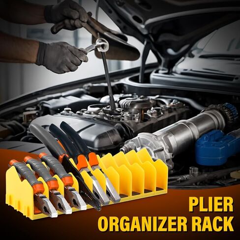 رف 2 حزمة Plier منظم ، منظم Cliers Cutters مع قاعدة غير قابلة للانزلاق ، 20 منظم صندوق أدوات فتحات ، احتفظ بأدوات منظمة في الأدراج (اللون: الأزرق) in Kuwait