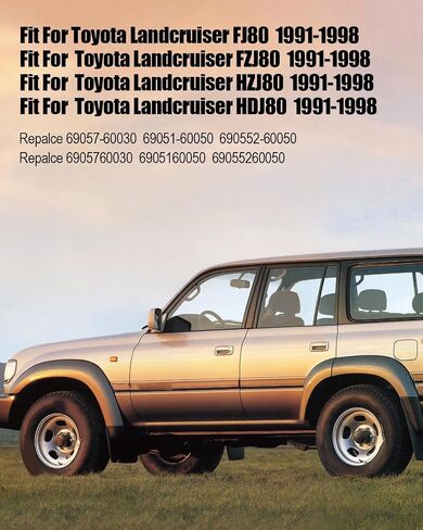 أقفال باب مفتاح الإشعال ومفاتيحها مناسبة لتويوتا لاندكرويزر FJ80 FZJ80 HZJ80 HDJ80 1991-1998 LGNITION LOCK CLISLINDER KIT REPICAL 69057 60030 69051-60050 690552-60050 in Kuwait