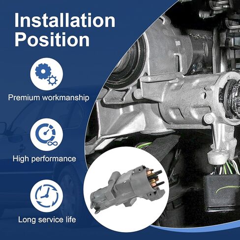 الإشعال قفل الإشعال توجيه الإسكان تبديل الأسطوانة الاستبدال لاستبدال Audi A4 A6 لاستبدال فولكس واجن باسات جولف لجيتا MK4 استبدال 4B0905851B 4B0905851C الإشعال قفل قفل القفل in Kuwait