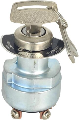 Starter Ignition Switch w/ 2 Key 1E013-63590 183827 Compatible with Grasshopper Mower 721G2 721D 321D 722D 322D 725D 325D 729 329 928D 930D2 428D 7960-5 for Kubota D722 D902 D1305 V1305 in Saudi Arabia