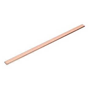 uxcell Copper Flat Bar, 0.06" Thickness x 0.39" Width x 7.87" Length Copper Bus Bar Stock Plate Mill for Electrical (1.5mm x 10mm x 200mm)