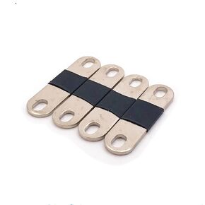 8PCS Bus Bars Connector red Copper Nickel-Plated Pith Row 1.47IN Hole M4 for EVE Lifepo4 Cell 3.2V 90Ah 105Ah Lithium Battery Busbar (8)