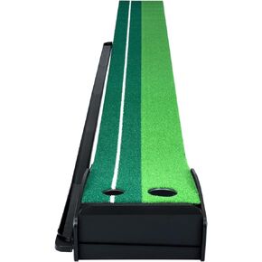 PGM Putting Green Putting Matt for Indoors Golf Putting Mat - Practice Putting Green Indoor with Automatic Ball Return - Mini Golf Game for Home and Office Golf Gifts Golf Accessories for Men