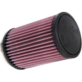 K&N Universal Clamp-On Air Intake Filter: High Performance, Premium, Washable, Replacement Air Filter: Flange Diameter: 2.875 In, Filter Height: 6 In, Flange L: 0.625 In, Shape: Round, RU-1620, black