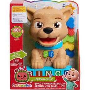 Just Play Cocomelon Count & Learn Bingo, 11-pieces, 40+ Learning Phrases, Early Learning and Education, Kids Toys for Ages 18 Month
