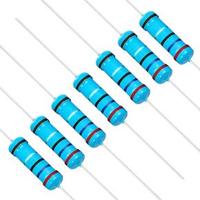 Chanzon 30pcs 2W 10 Ω ohm Metal Film Fixed Resistor 0.01 ±1% Tolerance 10R MF Through Hole Resistors Current Limiting Rohs Certificated