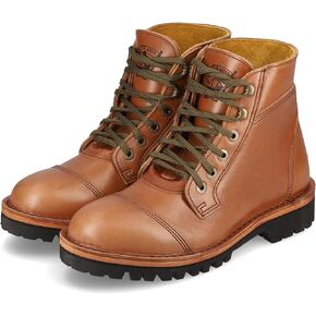JIM GREEN Numzaan Boots Lace-Up Water Resistant Full Grain Leather Work or Hiking Boot