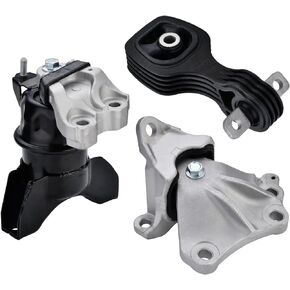 3Pcs Engine Motor Mount & Trans Mount Compatible with 2012 2013 Honda Civic 1.8L Coupe/Sedan Replacement for # A65048 A65021 A65087