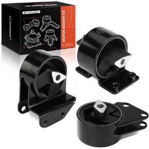 A-Premium 3PCS Engine Motor Mount and Transmission Mount Kit Compatible with Jeep ZJ Series Grand Cherokee 1997-1998 5.2L, Automatic Transmission Only