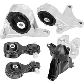 Engine Motor & Transmission Mount Kit 5pcs Compatible with Fits 2012-2014 Honda CR-V CRV L4 2.4L Auto Trans Replace A65052 A65053 A65055 A65069 A65070