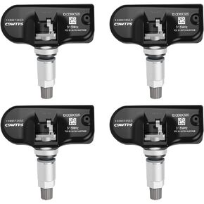 CDWTPS TPMS Sensor,315MHZ Tire Pressure Monitor System 4-Pack for Audi| Volkwagen Replaces# 1K0907253D.1K0907253E.1K0907255C