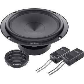 Audison APK 165P Prima Series 6.5" 2-Way Component Speaker Set; AP 1P + AP 6.5P + Grilles