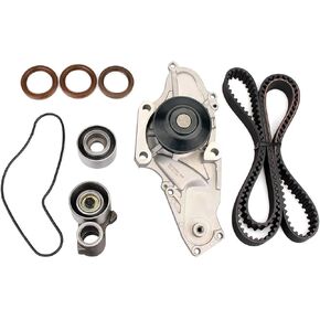 TCKWP286 Timing Belt Kit with Water Pump Fit for 1998-2004 Honda Pilot Odyssey Accord 1997-2003 Acura MDX TL CL 3.0L 3.2L 3.5L J30A1 J32A1
