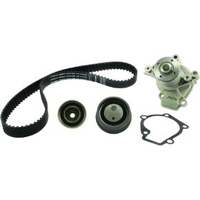 AISIN TKK-002 Engine Timing Belt Kit with Water Pump - Compatible with Select Hyundai Elantra, Tiburon, Tucson Kia Spectra, Spectra5, Sportage