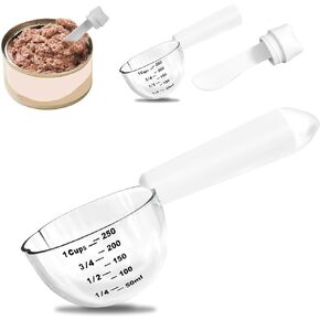 Dog food measuring scoop 1cup,cat food scoop, Pet food scoop,cat spoons for wet food.Accurate measurement,Also can be used for rice, flour, soybean and other kinds of grain., B1PC