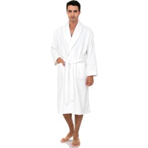 TowelSelections Men's Robe, Turkish Cotton Luxury Terry Shawl Bathrobe