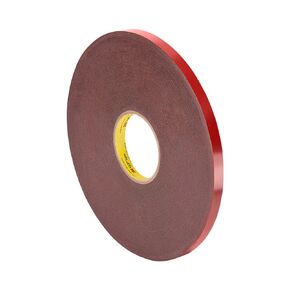 شريط إسفنجي 3M VHB 4611، 1/4 بوصة × 36 ياردة، رمادي داكن، مزدوج الجوانب، دائم، متانة طويلة الأمد، مقاوم لدرجة الحرارة العالية in Kuwait