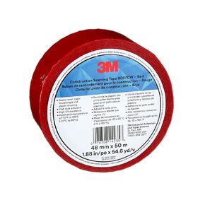 شريط إغلاق البناء 3M، 8087CW، أبيض، 48 مم × 50 م