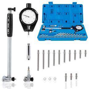 52-646-400-0 Dial Indicator Bore Gage Kit Insulated Grip for Deep Engine Cylinder Measurement 1.4" - 6" Measuring Range, 9.5" Measuring Depth, 0.0005" Graduation