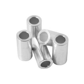 Aluminum Spacer 1/2" OD x 5/16" ID x Choose Your Length, Round Spacer Unthreaded Standoff Bushing Plain Finish, Fits Screws Bolts 5/16" or M8 by Metal Spacers Online (1/2" Length, 10 Pack)