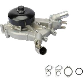 BRTEC Professional Water Pump Kit with Gasket fits 2007-2014 for Cadillac Escalade, for Chevy Silverado 1500/2500/3500, for GMC Savana/Sierra/Yukon, for Hummer H2/for Buick Rainier Water Pump Kit