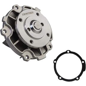 IRONTREE AW5033 Professional Water Pump Kit with Gasket for Chevy Impala Equinox Malibu Cavalier Uplander, Buick Century Regal, Pontiac G6 Grand Prix Grand Am Prix, Oldsmobile, 2.8L 3.1L 3.4L 3.5L V6
